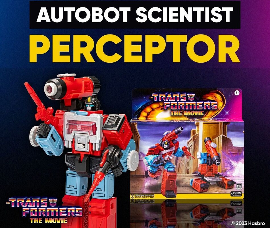 Transformers The Movie Autobot shops Scientist Perceptor G1 Packaging